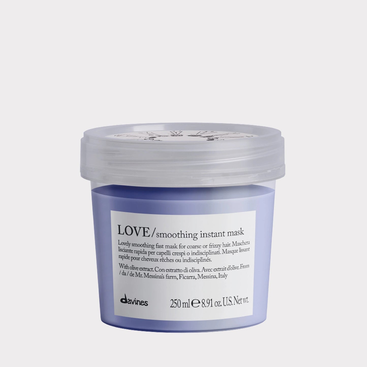 Davines LOVE Smoothing Instant Mask 250ml Cremetiegel