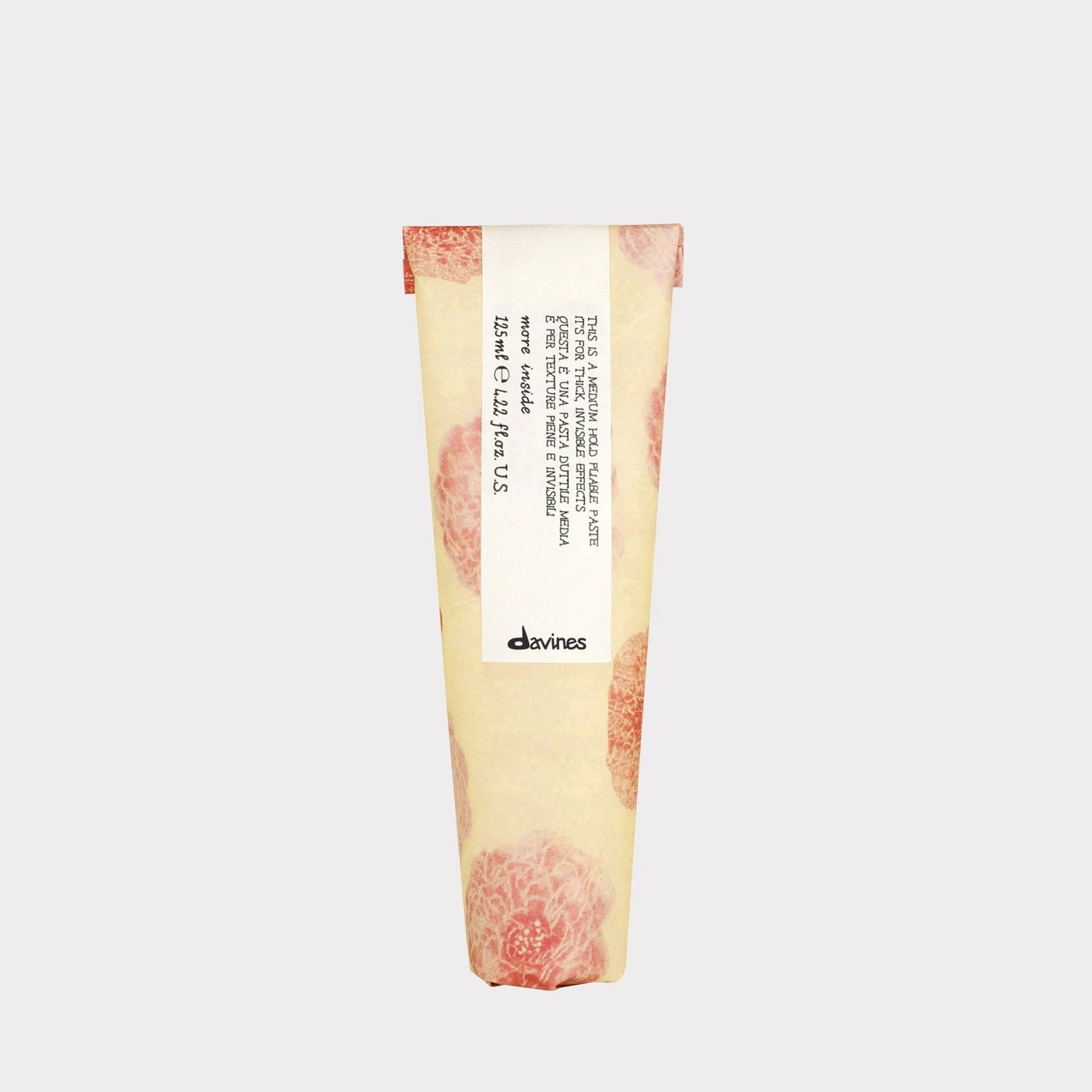 Davines More Inside Medium Hold Pliable Paste 125ml Tube verpackt