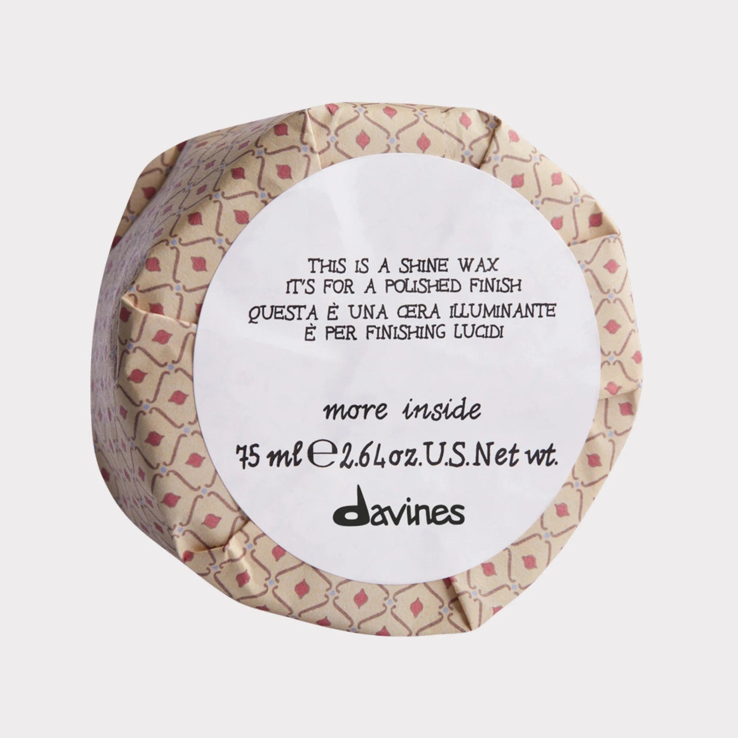 Davines More Inside Shine Wax Tiegel verpackt