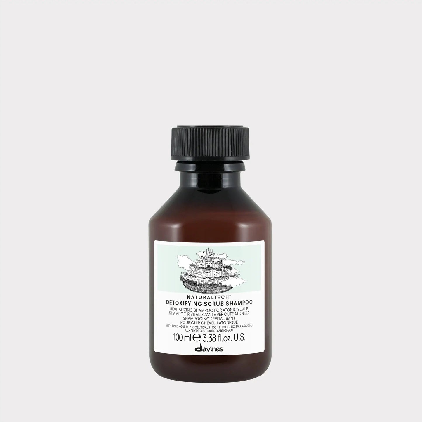 Davines Naturaltech Detoxifying Scrub Shampoo 100ml Flasche