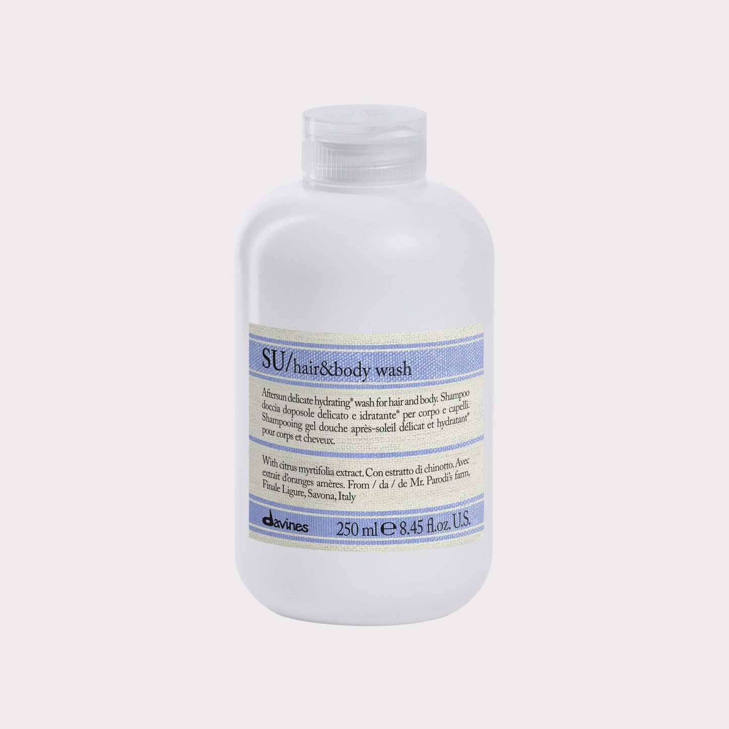 Davines SU Hair and Body Wash 250ml Flasche