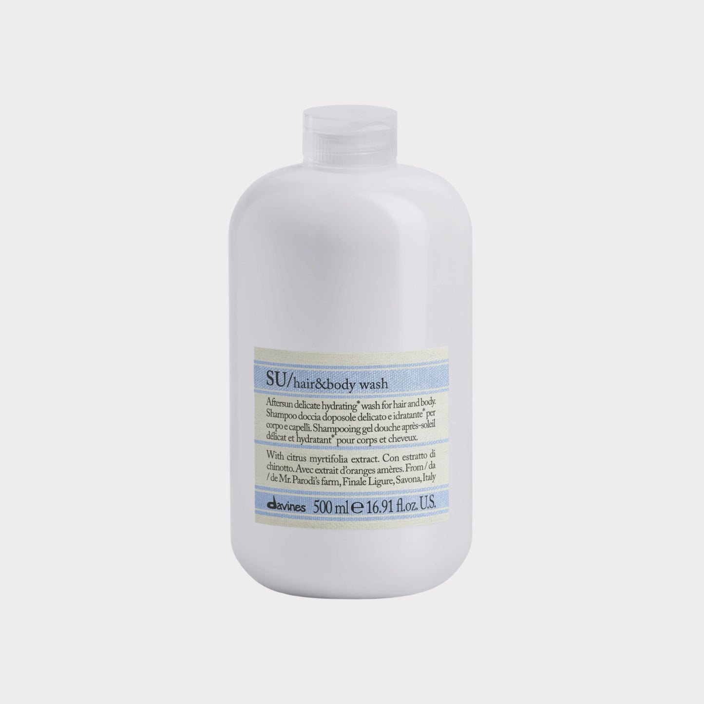 Davines SU Hair and Body Wash 500ml Flasche
