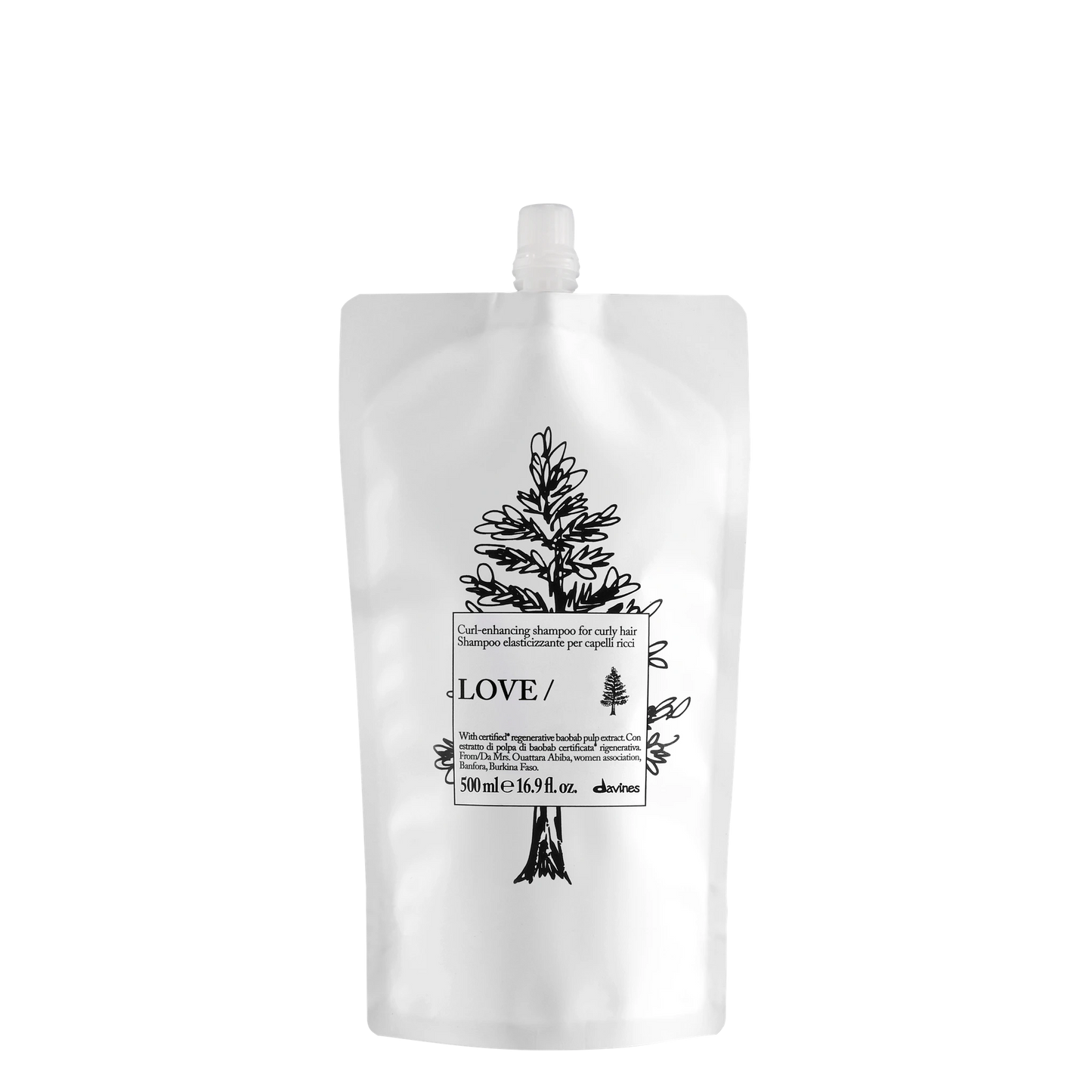 Davines Essential Haircare Love Curl Shampoo 500ml Nachfüllpackung