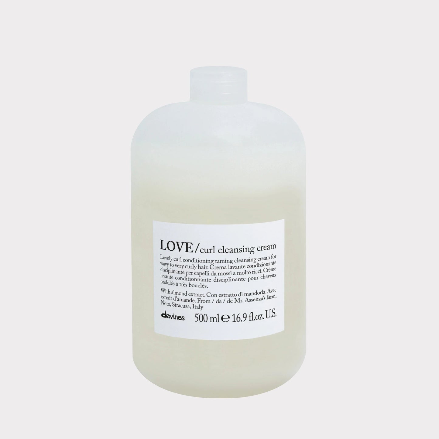 Davines LOVE Curl Cleansing Cream 500ml Flasche