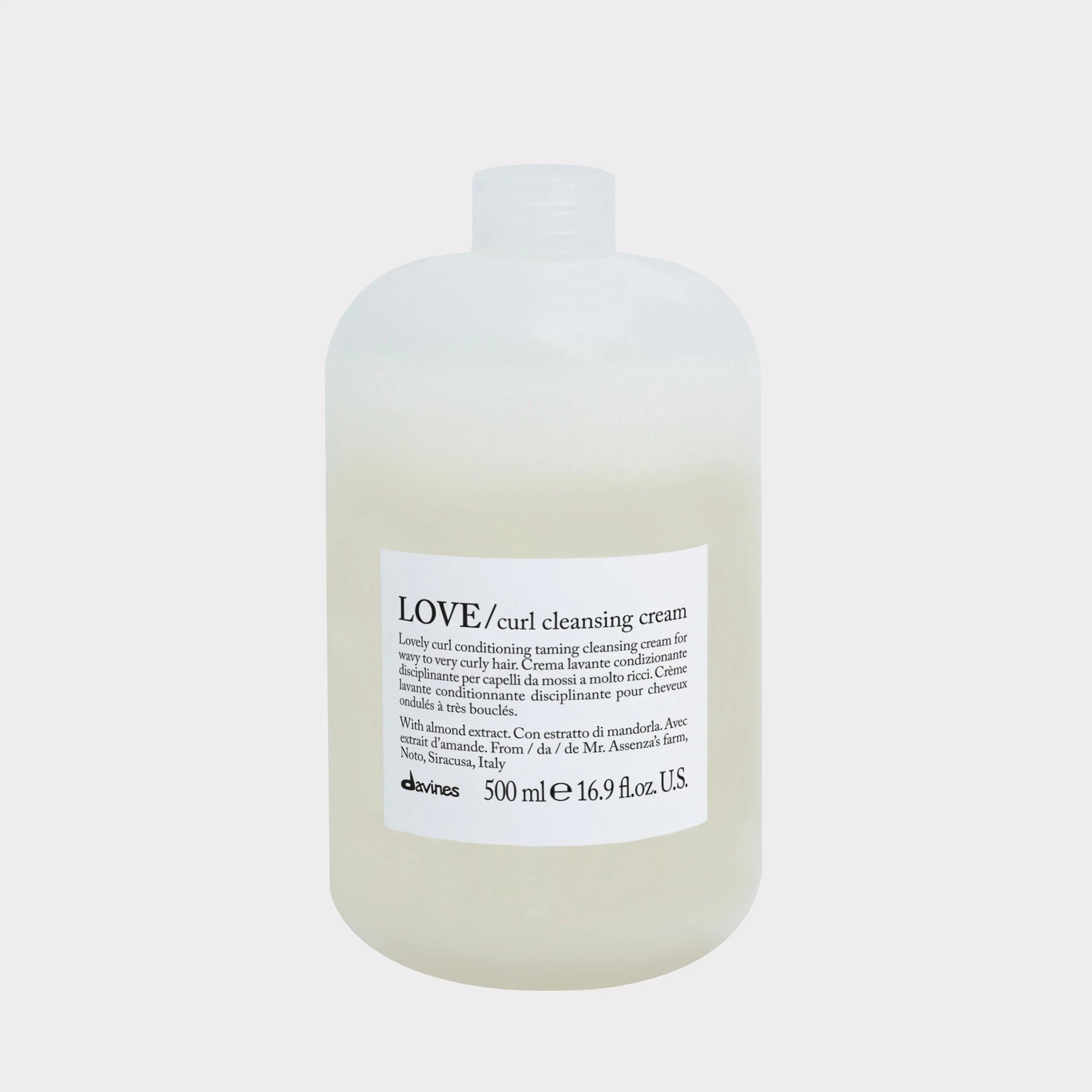Davines LOVE Curl Cleansing Cream 500ml Flasche